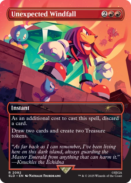 Secret Lair x Sonic: Chasing Adventure - Non Foil