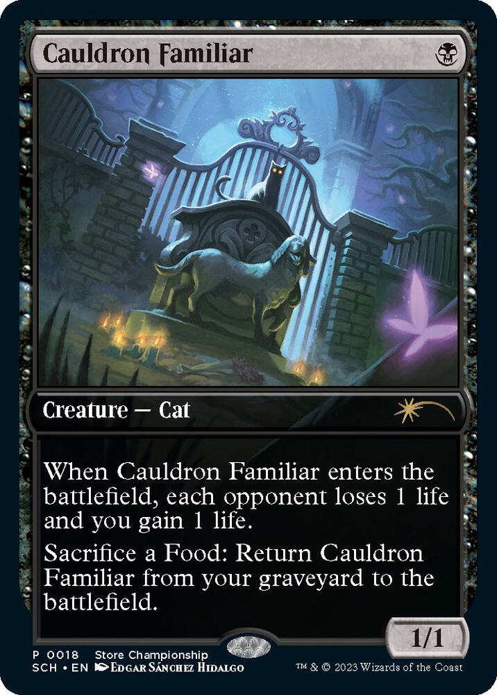 Cauldron Familiar - Game Day & Store Championship Promos