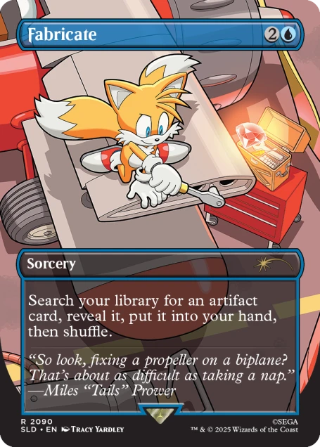 Secret Lair x Sonic: Chasing Adventure - Non Foil