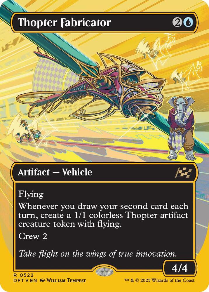 Thopter Fabricator (Borderless) (First-Place Foil) - Aetherdrift