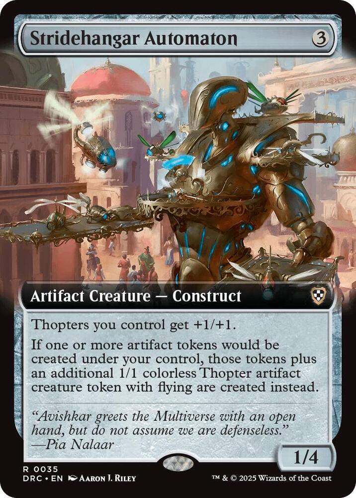 Stridehangar Automaton (Extended Art) - Commander: Aetherdrift