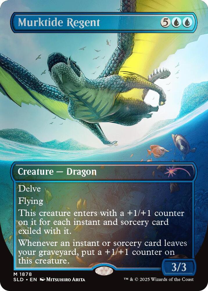 Murktide Regent (Rainbow Foil) - Secret Lair Drop Series (SLD)