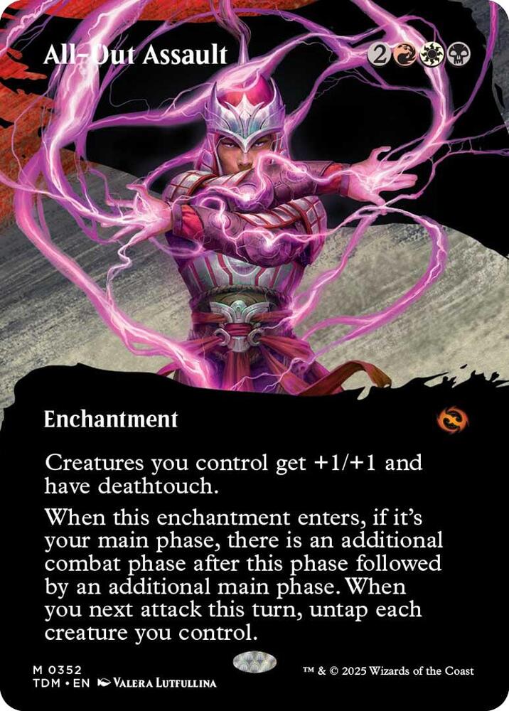 All-Out Assault (Borderless) - Tarkir: Dragonstorm