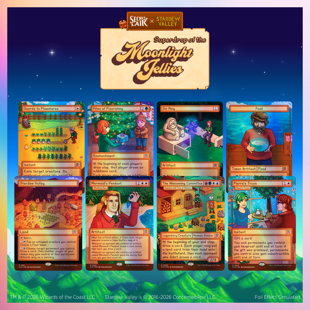Secret Lair: Stardew Valley: Welcome To Stardew Valley (Traditional Foil Edition)