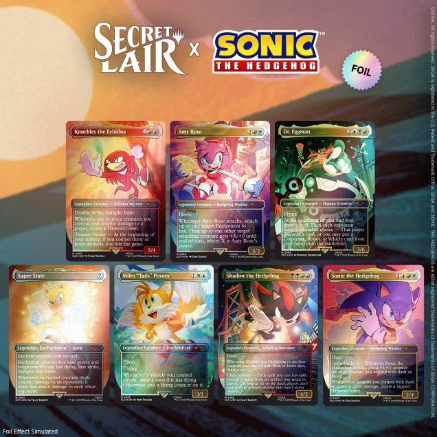Secret Lair x Sonic: Friends & Foes - FOIL