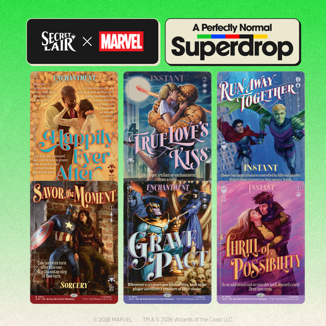 Secret Lair: Marvel: True Believers In Love
