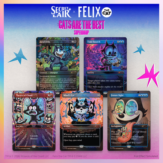 Secret Lair: Felix The Cat: The Magic Bag of Tricks (Traditional Foil Edition)