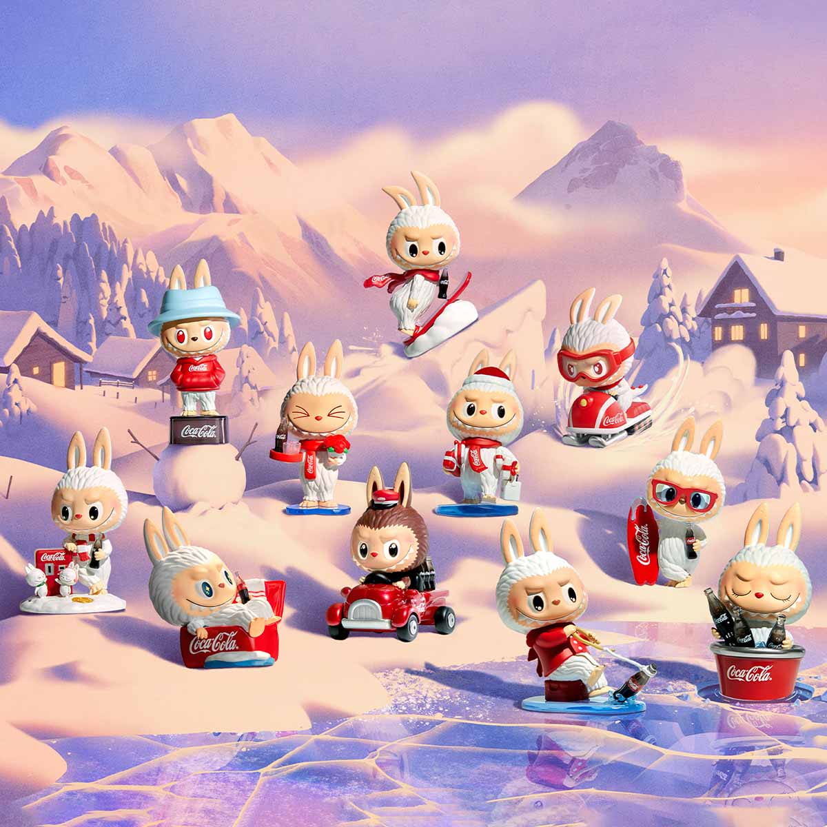 THE MONSTERS Coca Cola Labubu Series Figure