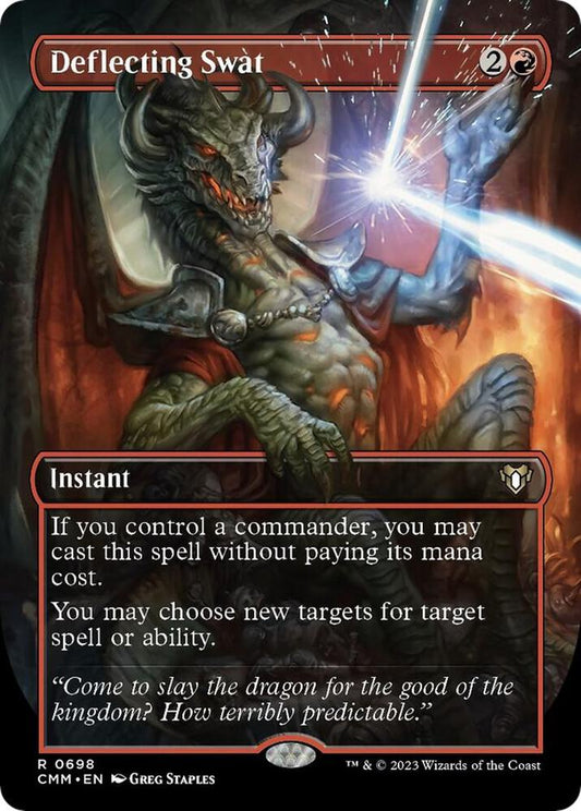 Deflecting Swat (Borderless) - Commander Masters (CMM)