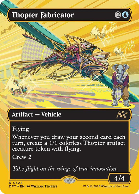 Thopter Fabricator (Borderless) (First-Place Foil) - Aetherdrift