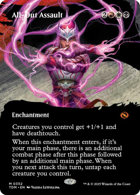 All-Out Assault (Borderless) - Tarkir: Dragonstorm