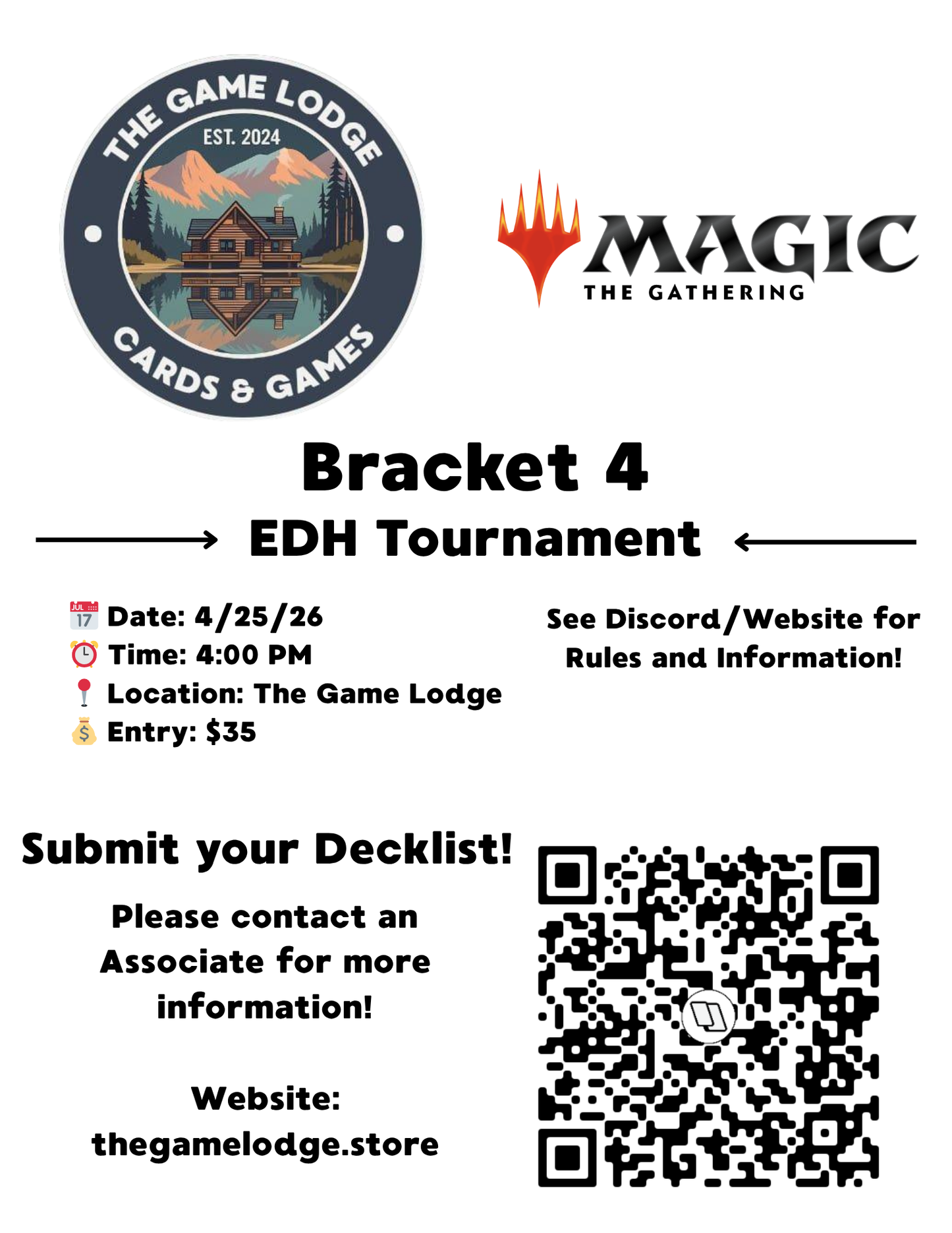 Bracket 4 Event Fee