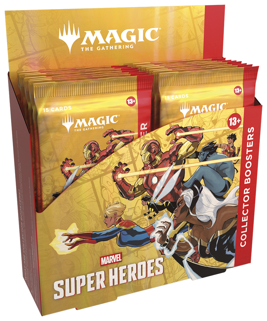 Marvel Super Heroes Collector Booster Display