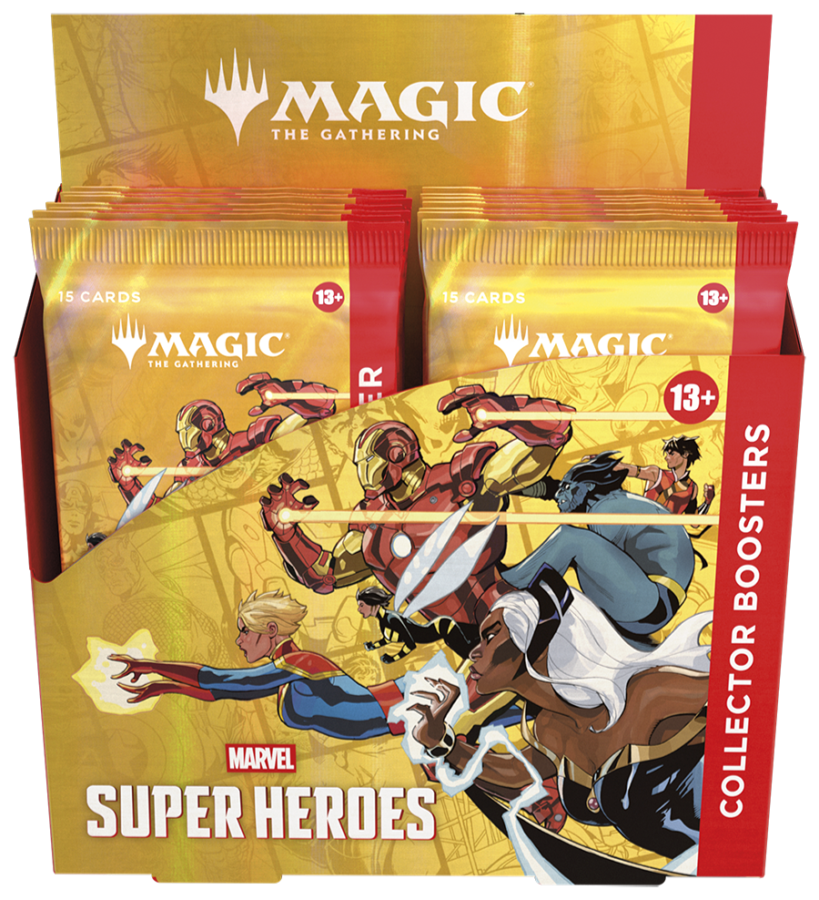 Marvel Super Heroes Collector Booster Display