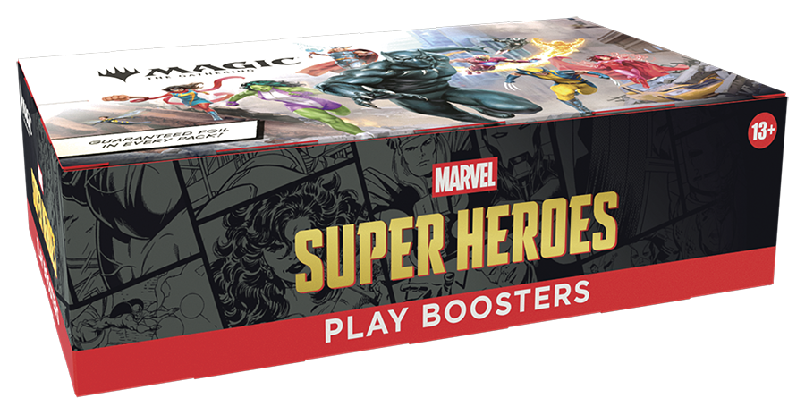 Marvel Super Heroes Play Booster Display