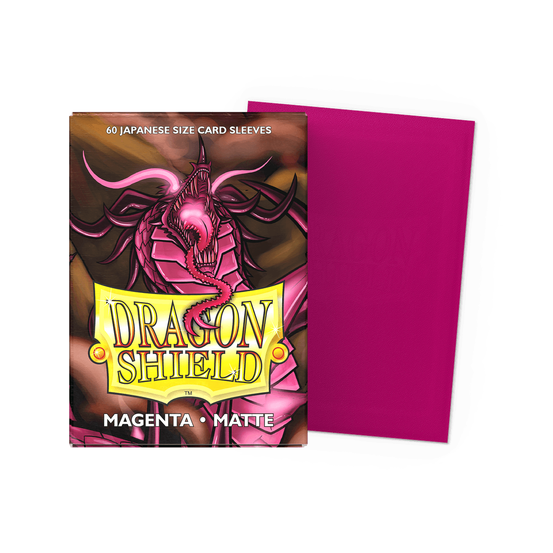 Dragon Shield Matte Sleeve - Magenta (60) [JAPANESE SIZE]
