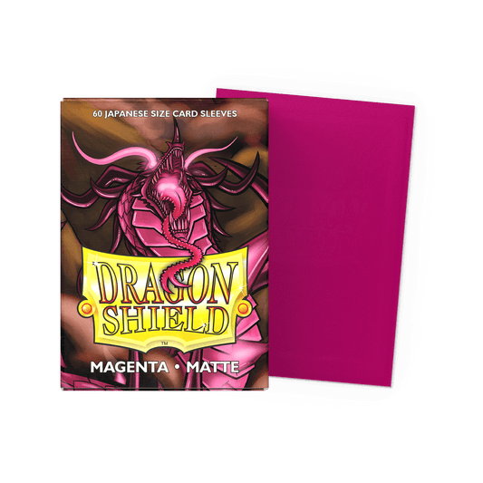 Dragon Shield Matte Sleeve - Magenta (60) [JAPANESE SIZE]