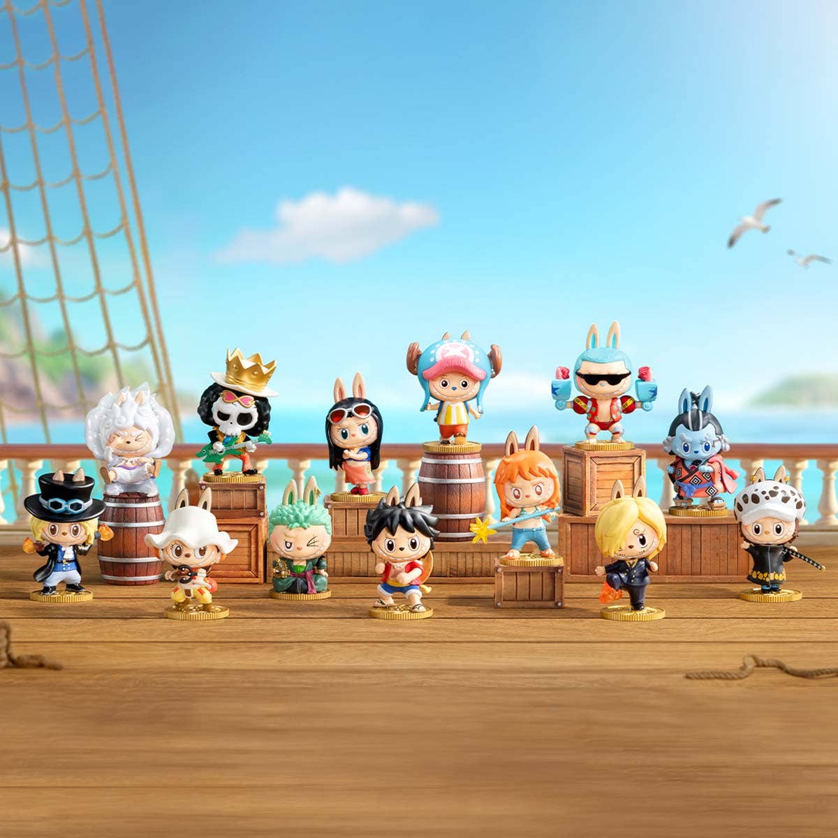 THE MONSTERS One Piece Series Labubu Blind Box Figure