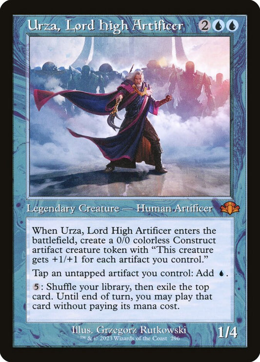 Urza, Lord High Artificer (Retro Frame) - Dominaria Remastered (DMR)