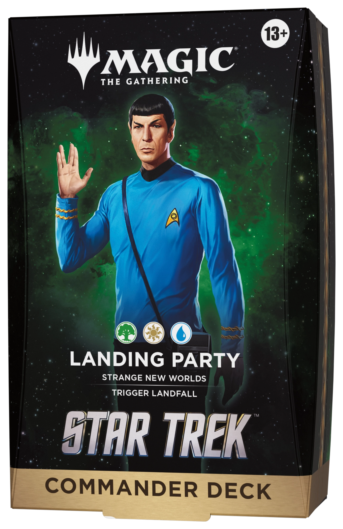 Star Trek Landing Party Commander deck packaging